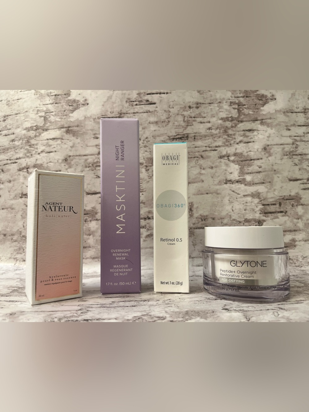 Luxury Overnight Renewal Set Obagi Glytone Agent Nateur Masktini